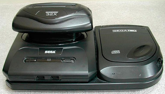 Sega Mega Drive + Sega CD + Sega 32X