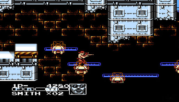 Скриншот игры Contra на Денди