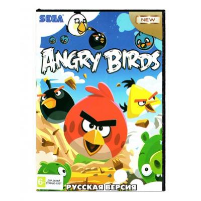 Angry Birds / Ангри Бердс (Sega) лицевая сторона картриджа