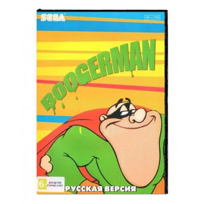 Бугермен / Boogerman (Sega) лицевая сторона картриджа