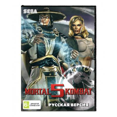 Mortal Kombat 5 (Sega) лицевая сторона картриджа