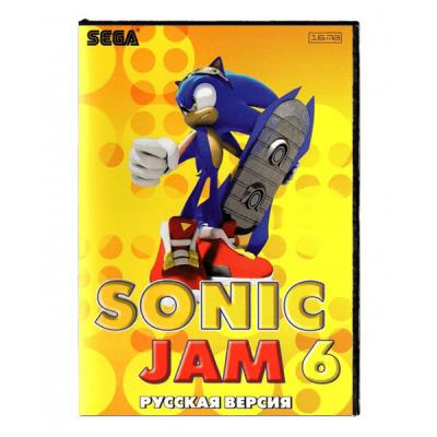 Sonic Jam 6 (Sega) лицевая сторона картриджа